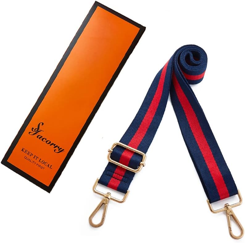 S-Jacorry Purse Strap Replacement Crossbody Wide Shoulder Strap Adjustable Canvas Straps Handbag Strap Replacement Belts - Image 4